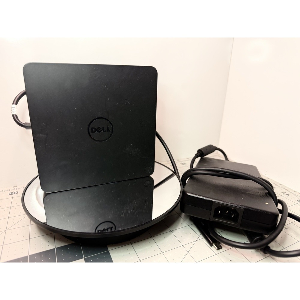 Dell Thunderbolt Dock TB16 (Model K16A) with power adapter. - Picture 1 of 8
